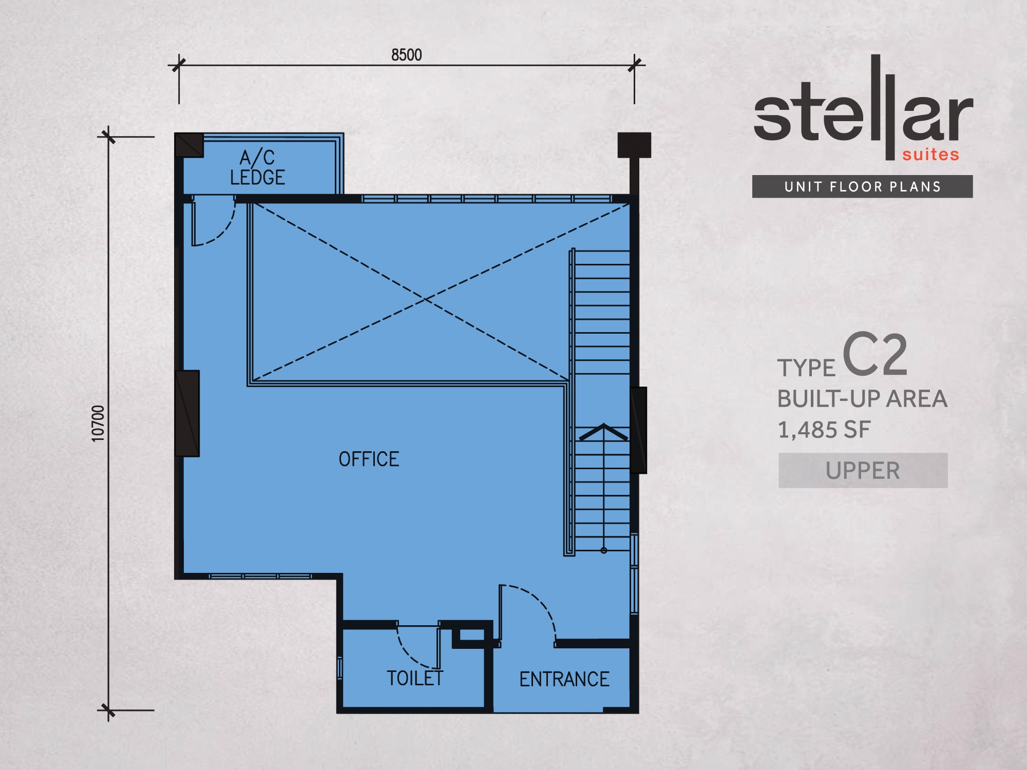 StellarSuitesSOVOFloorPlanTypeC2Upper Office for Rent Office