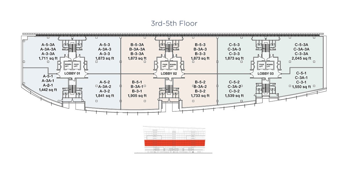 MelawatiCorporateCentreFloorPlanGroundFloor Office for Rent